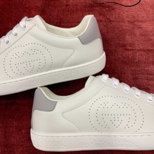 Gucci Ace Perforated Interlocking G (W)