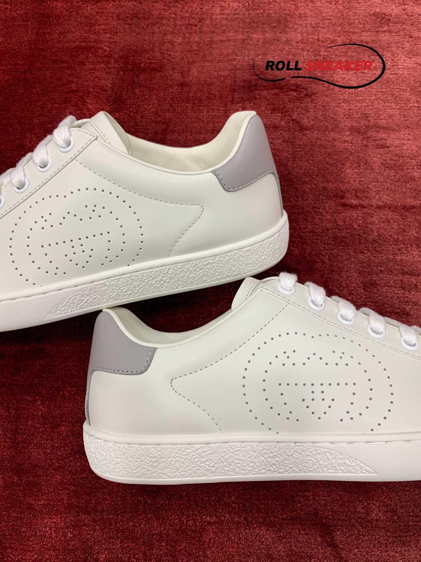 Gucci Ace Perforated Interlocking G (W) 