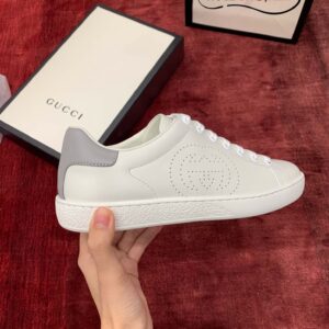 Gucci Ace Perforated Interlocking G (W)