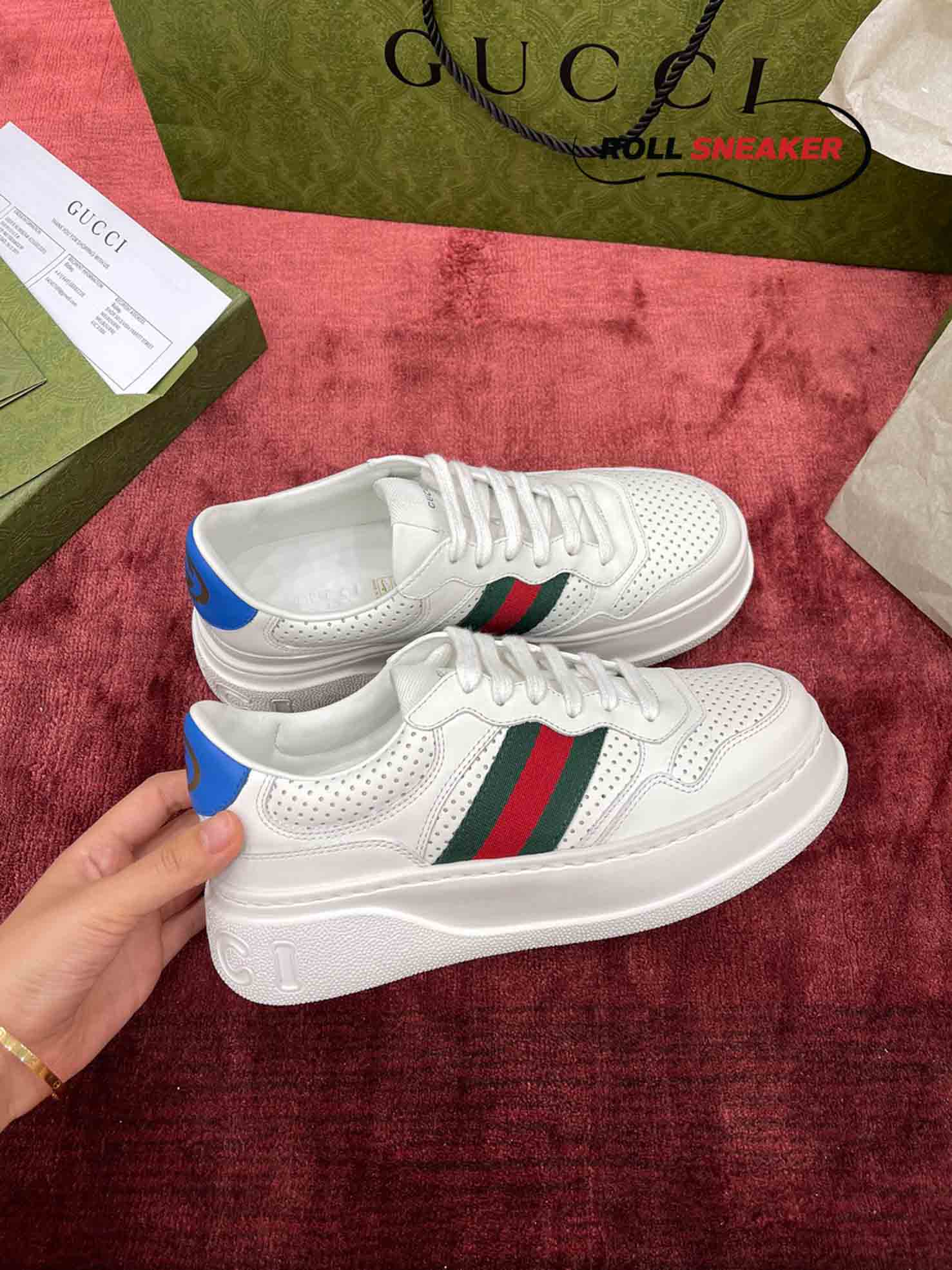 Gucci GG Green Red Web Sneaker 