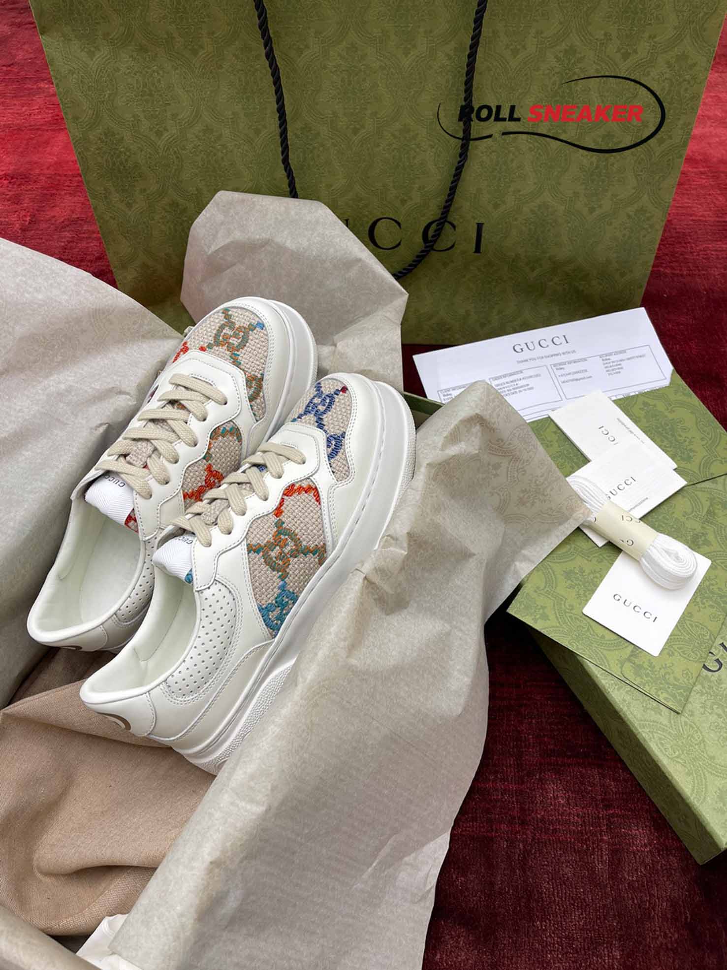 Gucci GG Sneaker ‘Multicolor Embroidered’
