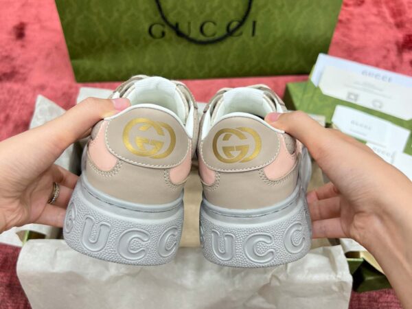 Gucci GG Sneaker Oatmeal Light Pink GG Supreme