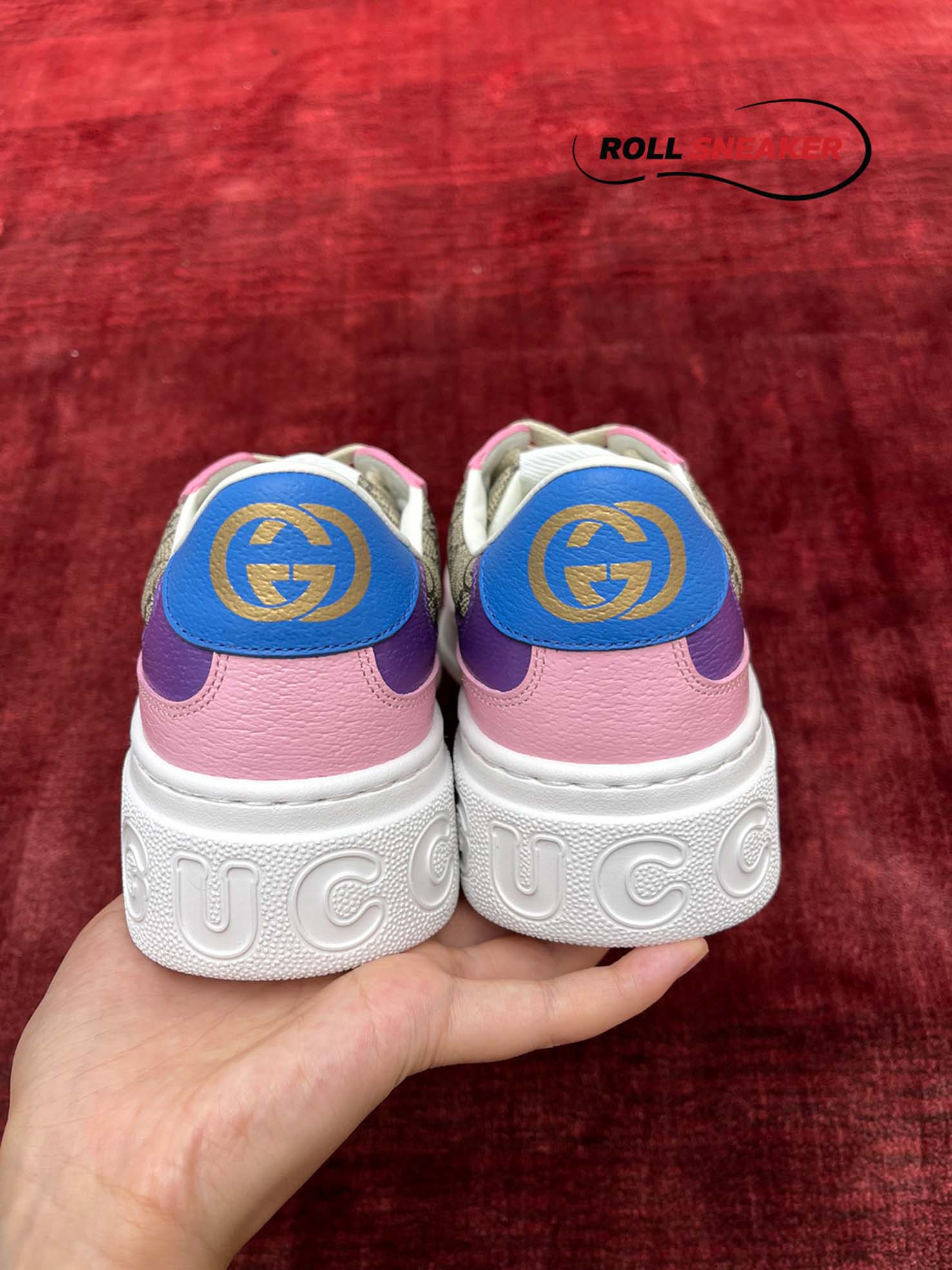 Gucci GG Supreme Sneaker Pink 