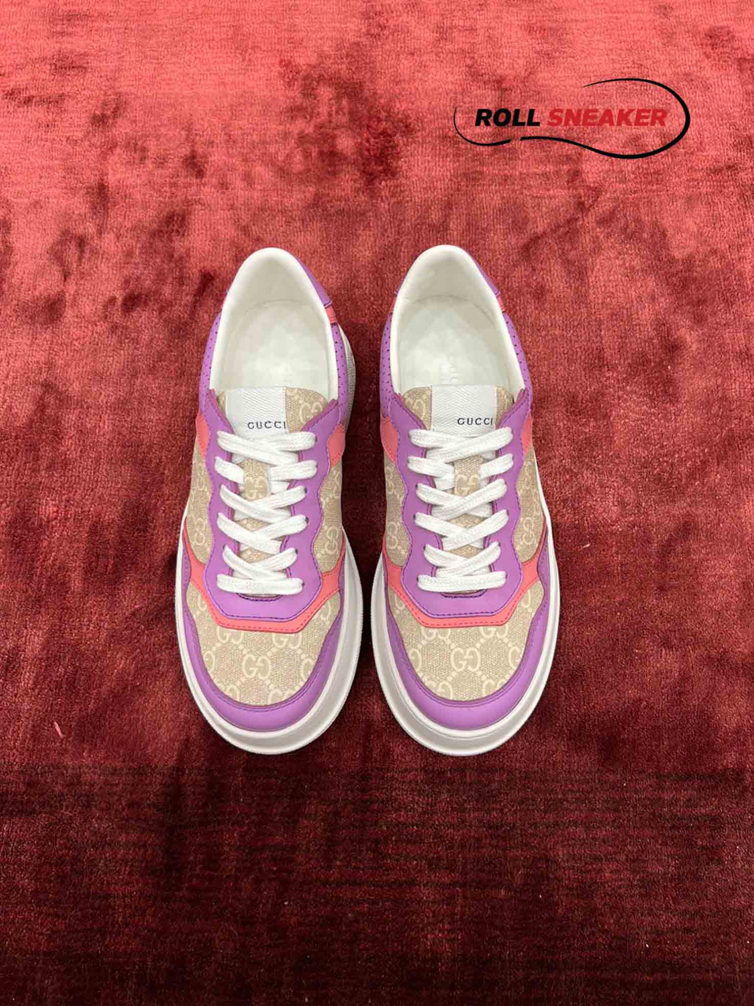 Gucci GG Supreme Sneaker Pink Purple 