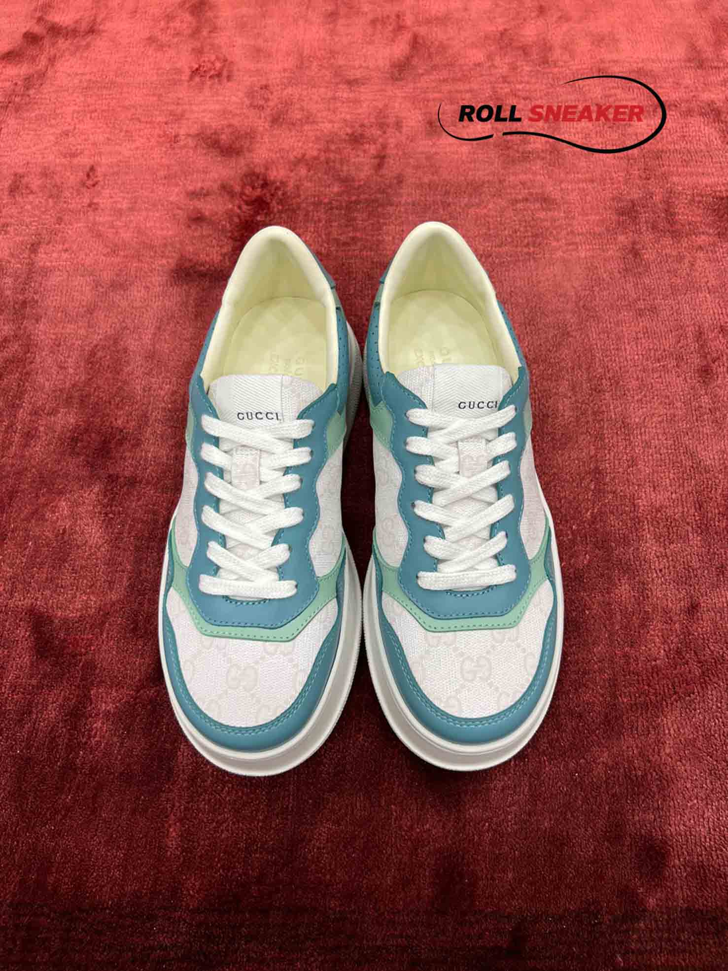 Gucci GG Supreme Sneaker White Blue 