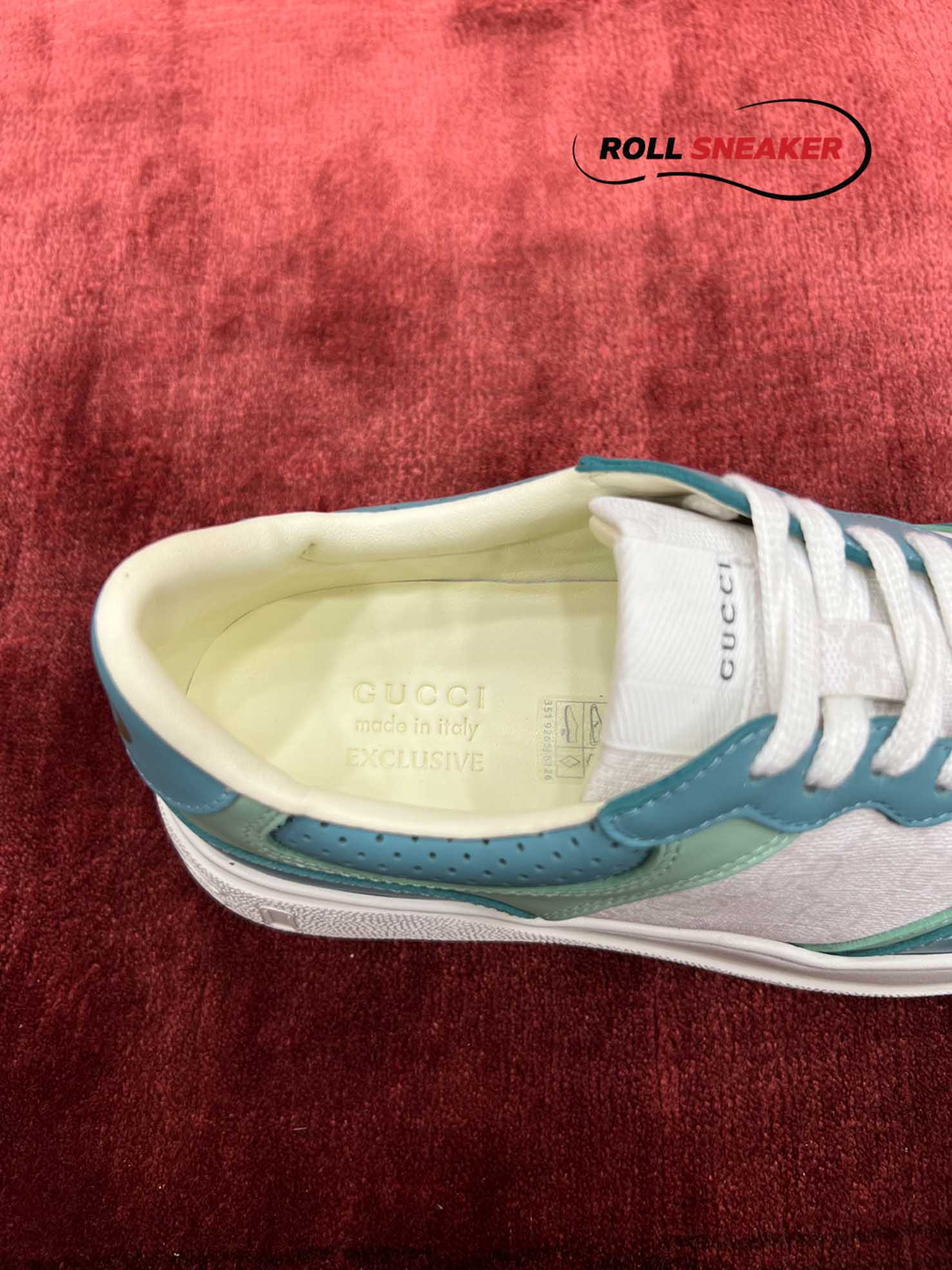 Gucci GG Supreme Sneaker White Blue 