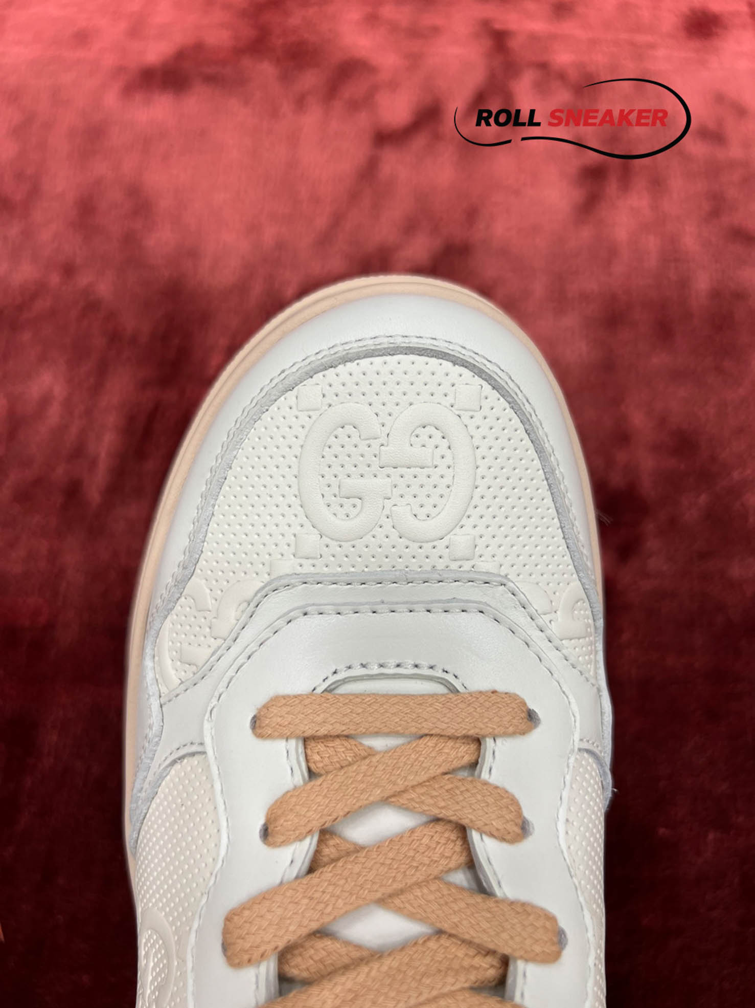 Gucci GG Supreme Sneaker White Pink 