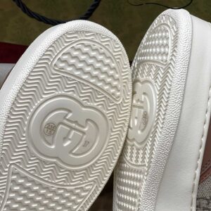 Gucci Leather GG-Print Sneakers