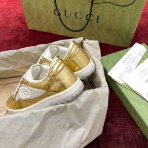 Gucci MAC80 Off-White Metallic Gold