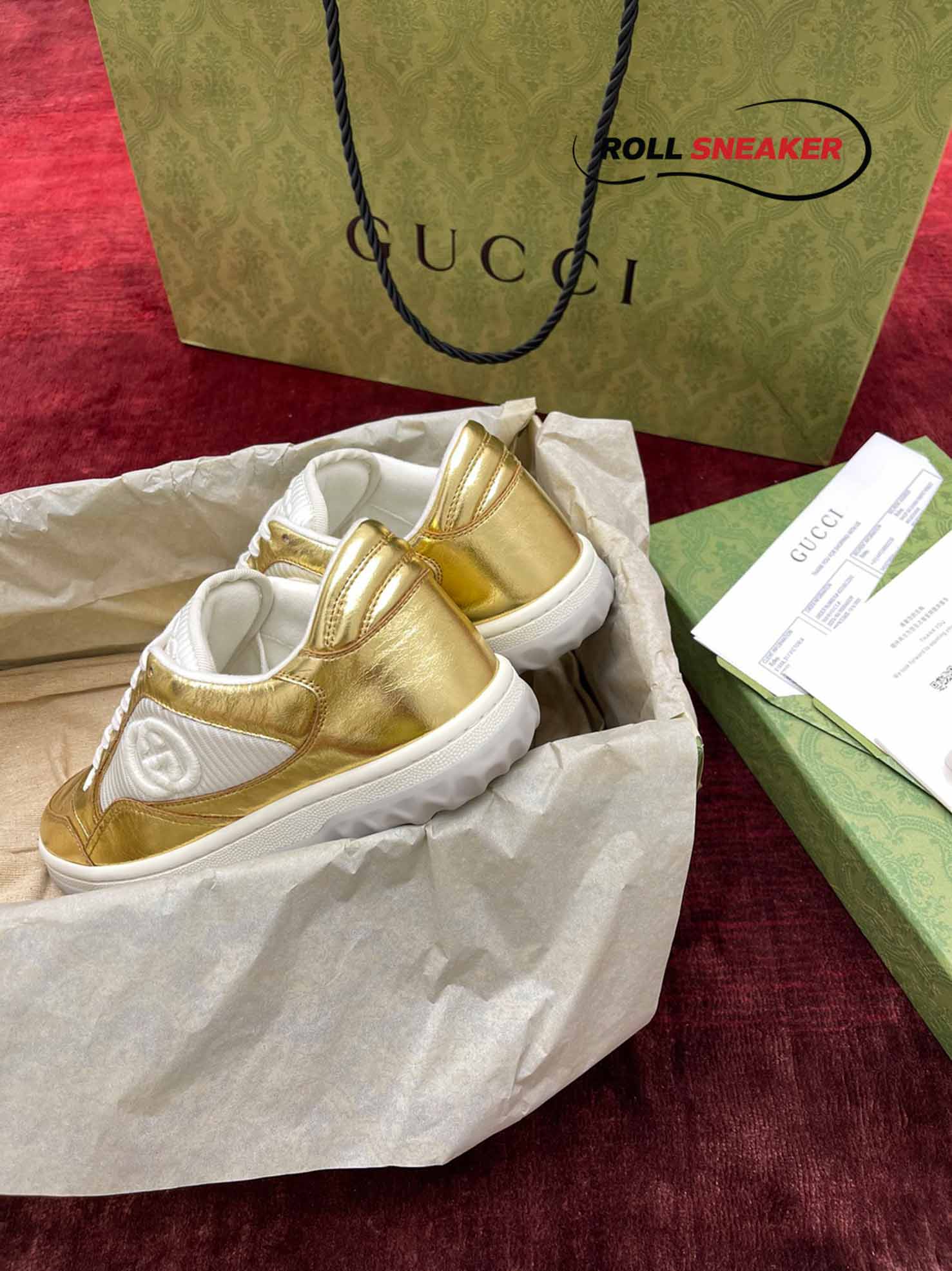 Gucci MAC80 Off-White Metallic Gold
