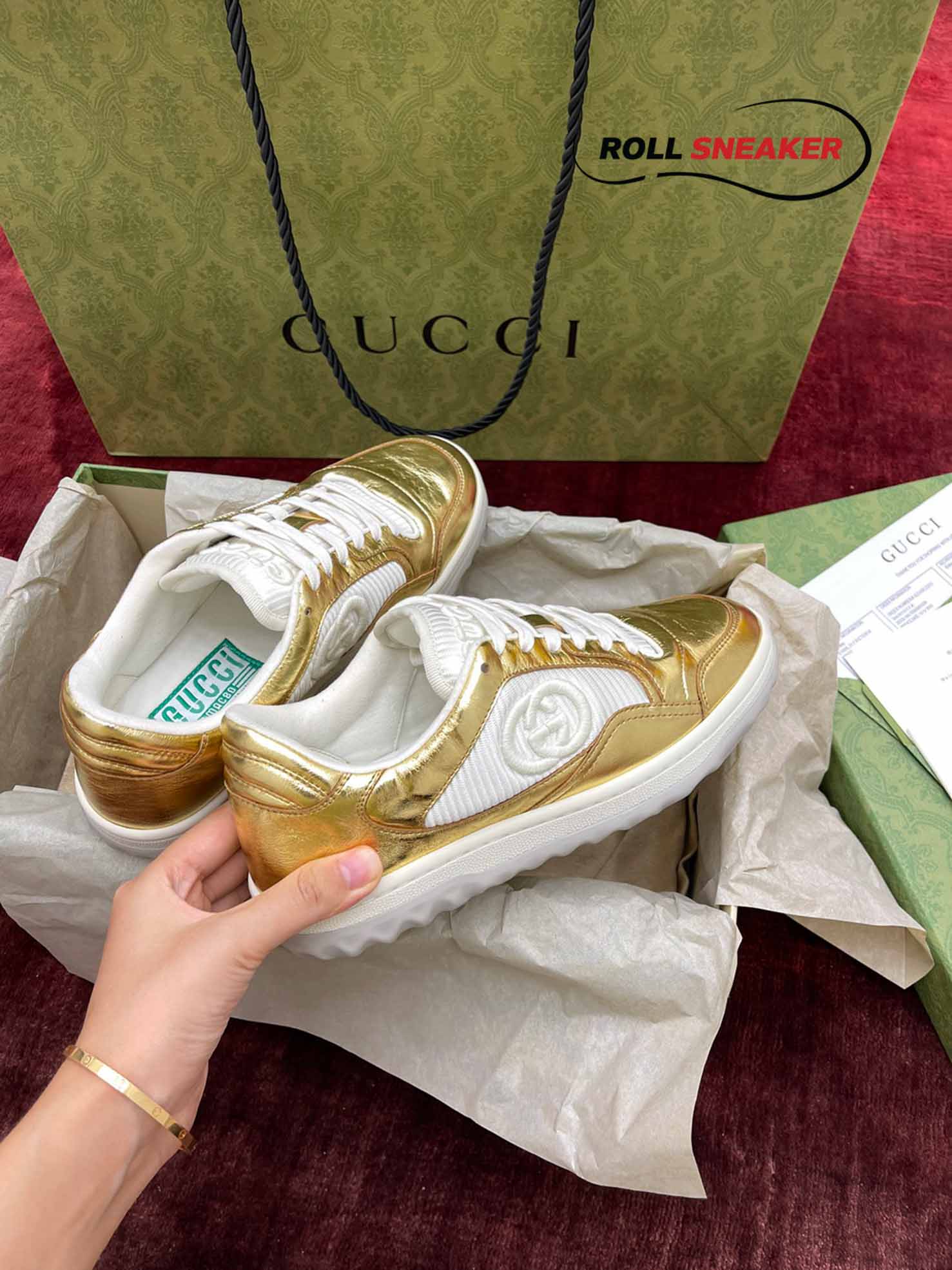 Gucci MAC80 Off-White Metallic Gold
