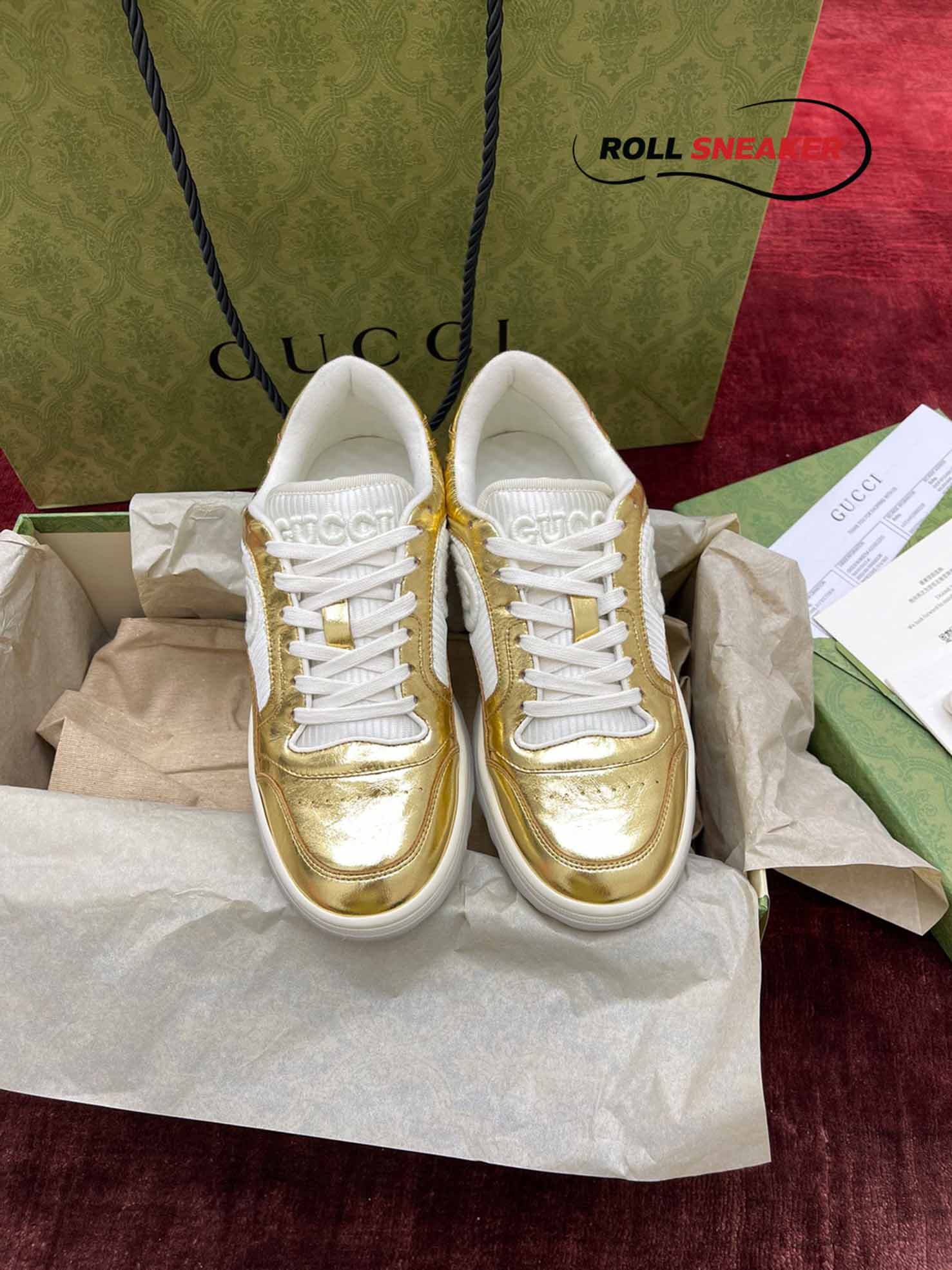 Gucci MAC80 Off-White Metallic Gold
