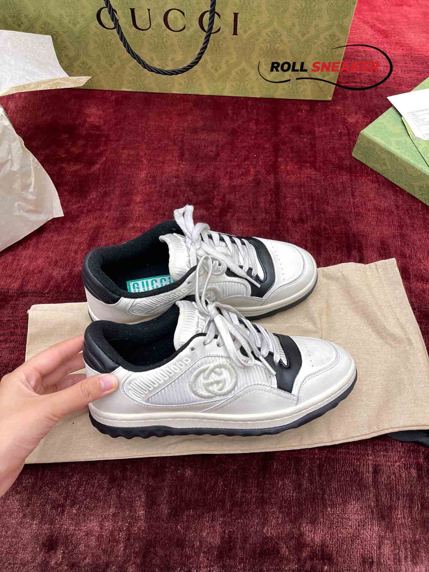 Gucci MAC80 Sneaker Off White and Black
