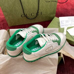 Gucci MAC80 Sneaker Off White and Green