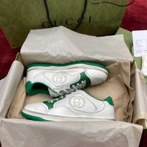 Gucci MAC80 Sneaker Off White and Green