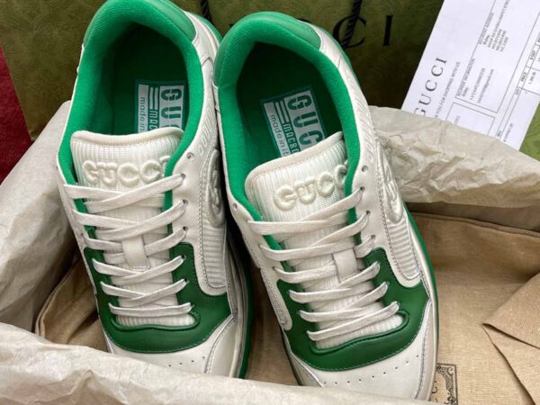 Gucci MAC80 Sneaker Off White and Green