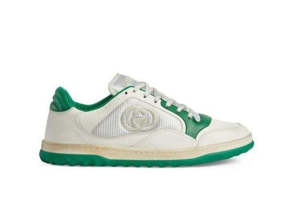 Gucci MAC80 Sneaker Off White and Green