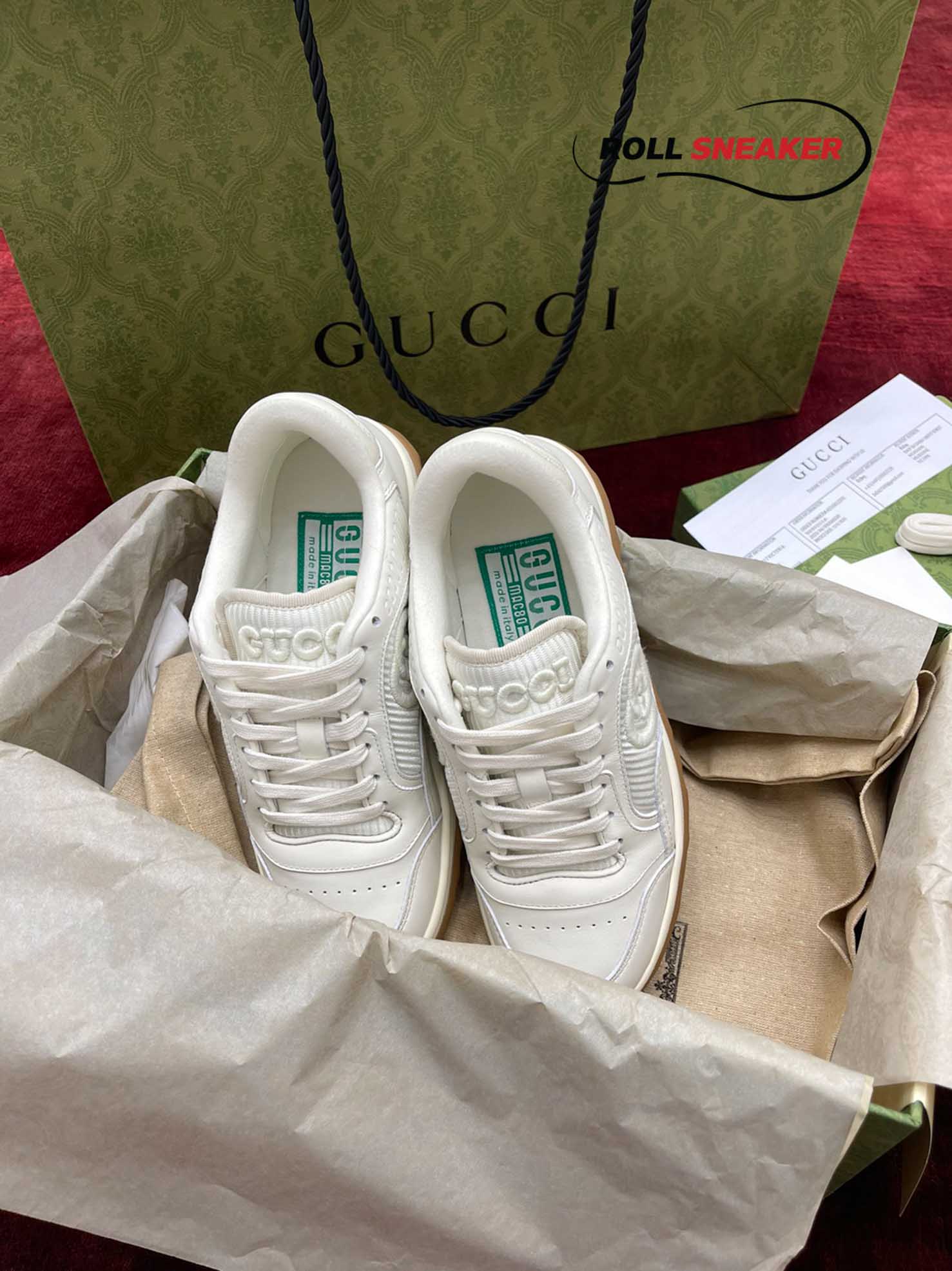 Gucci MAC80 Sneaker Off White Trắng
