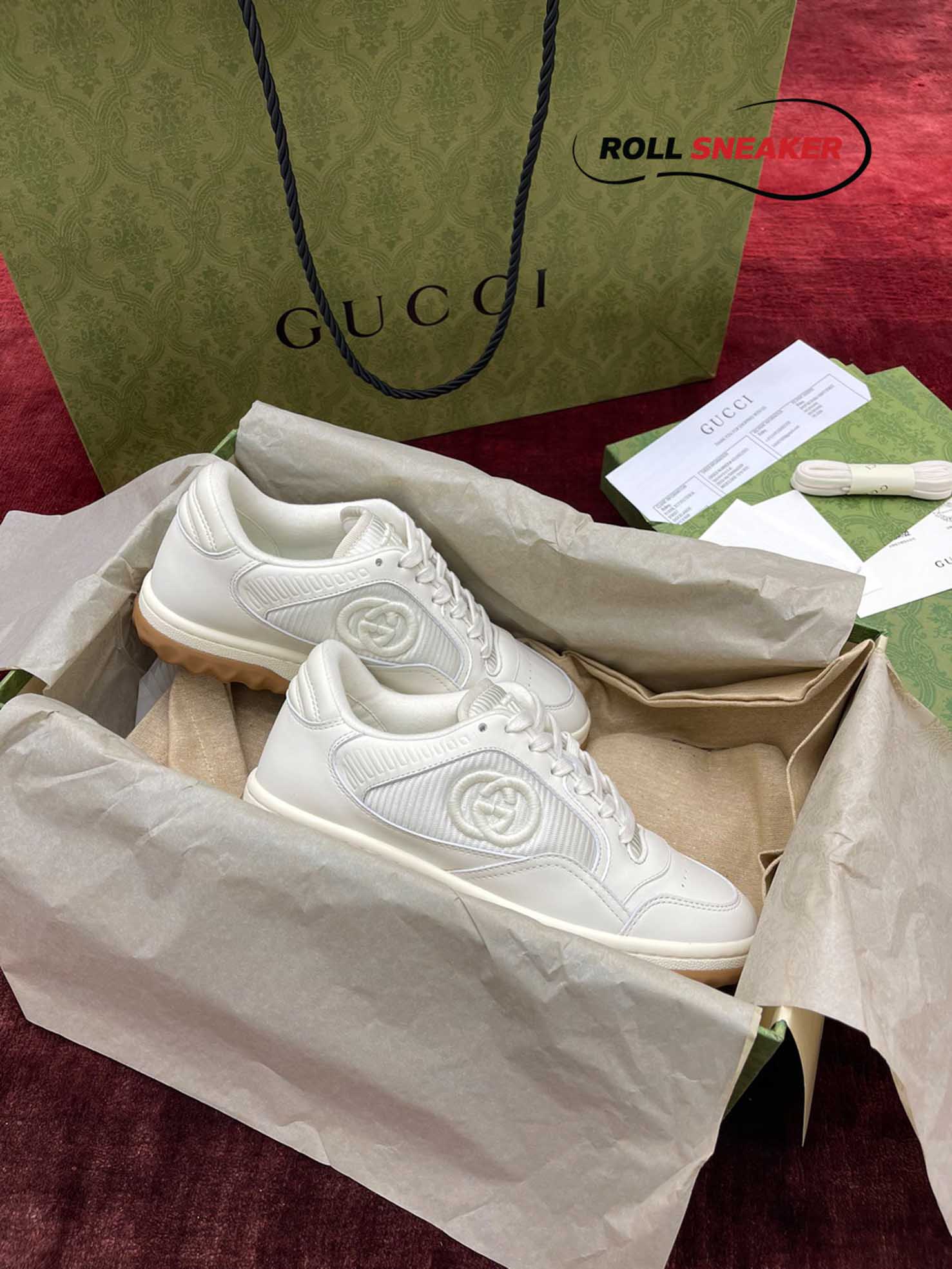 Gucci MAC80 Sneaker Off White Trắng
