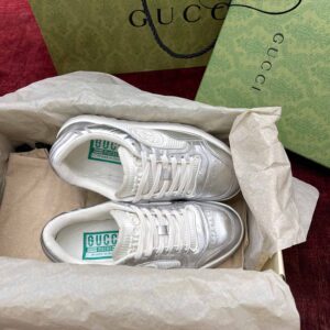 Gucci MAC80 Sneaker Silver and White