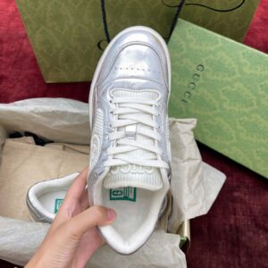 Gucci MAC80 Sneaker Silver and White