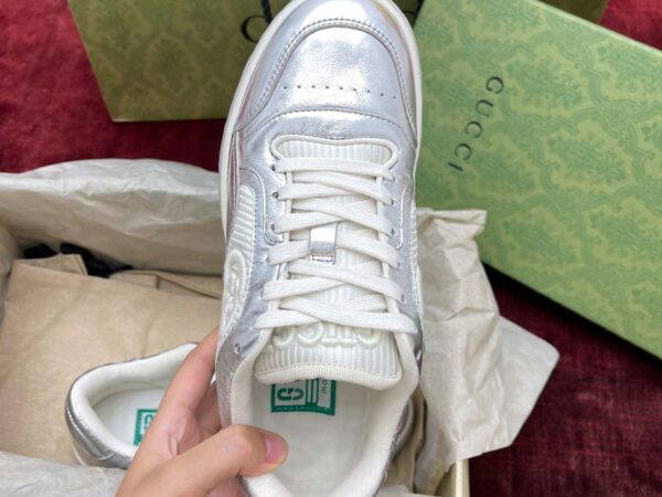 Gucci MAC80 Sneaker Silver and White