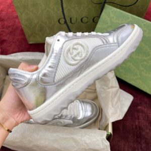 Gucci MAC80 Sneaker Silver and White