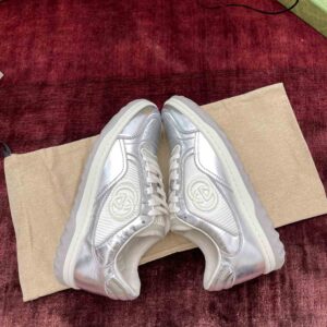 Gucci MAC80 Sneaker Silver and White