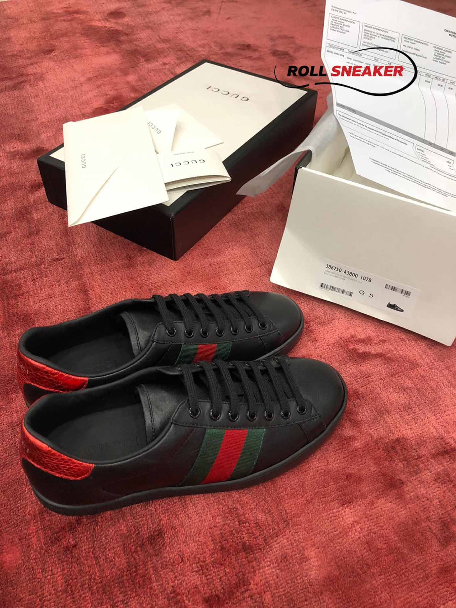 Gucci Men’s Ace Leather sneaker 