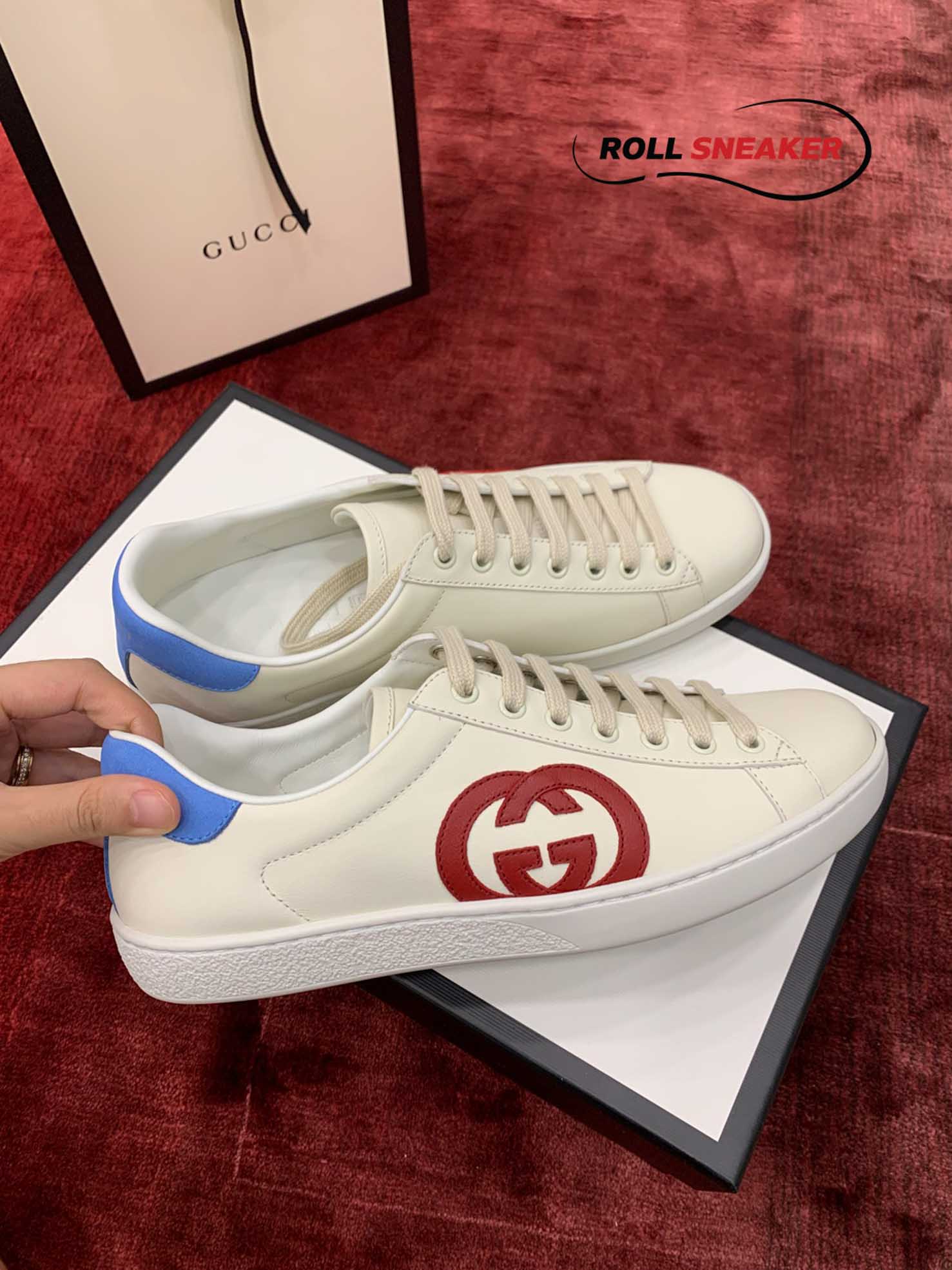 Gucci Men’s Ace sneaker With Interlocking 