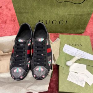 Gucci Men’s Bee Print Ace Sneaker