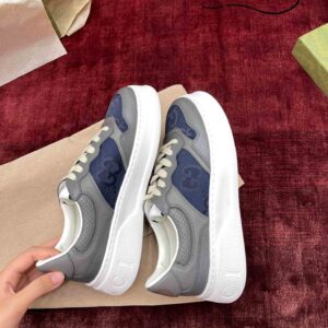 Gucci Men’s Lace-Up Sneaker ‘Grey Leather’