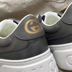 Gucci Men’s Lace-Up Sneaker ‘Grey Leather’