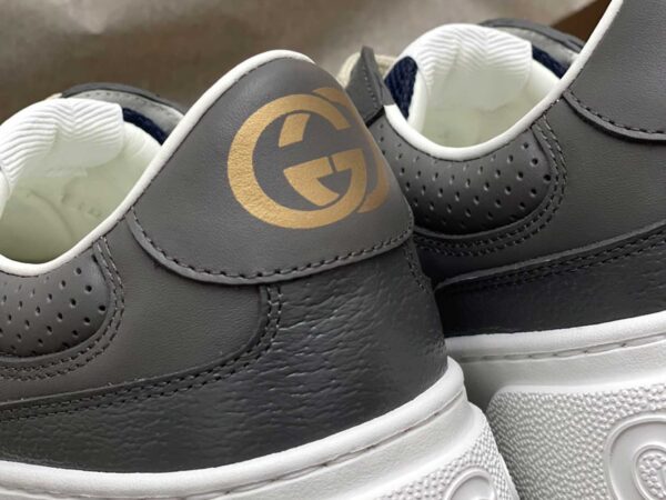 Gucci Men’s Lace-Up Sneaker ‘Grey Leather’