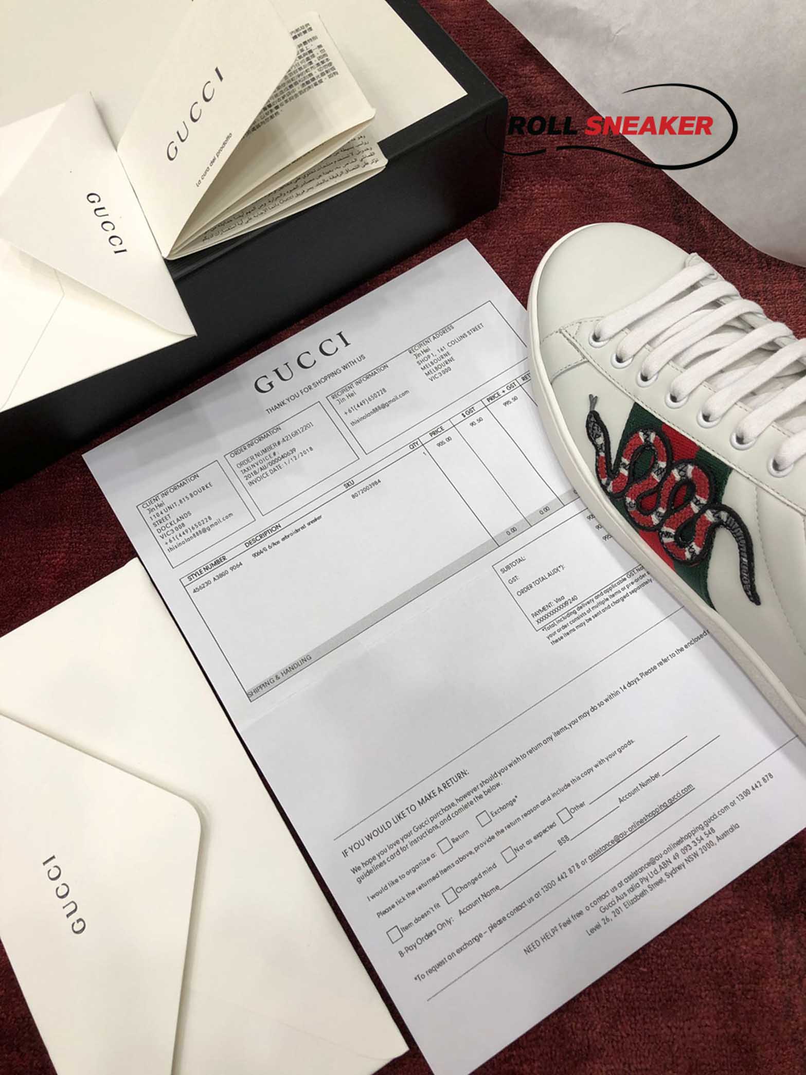 Gucci Rắn “White Snake” 