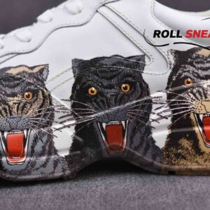 Gucci Rhyton Leather Sneaker With Tigers