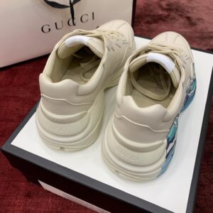 Gucci Rhyton Leather Sneaker With Wave Best Quality