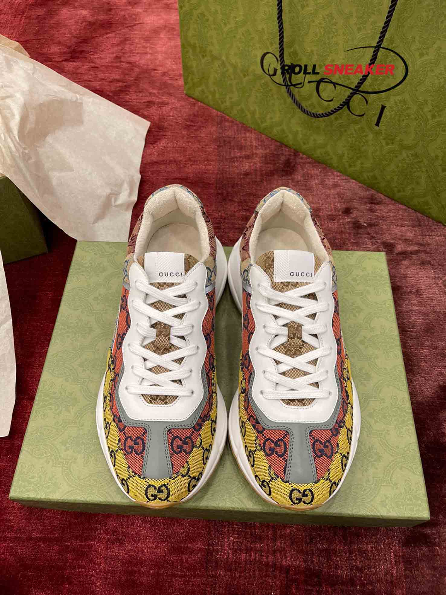 Gucci Rhyton Multicolor GG Sneakers 