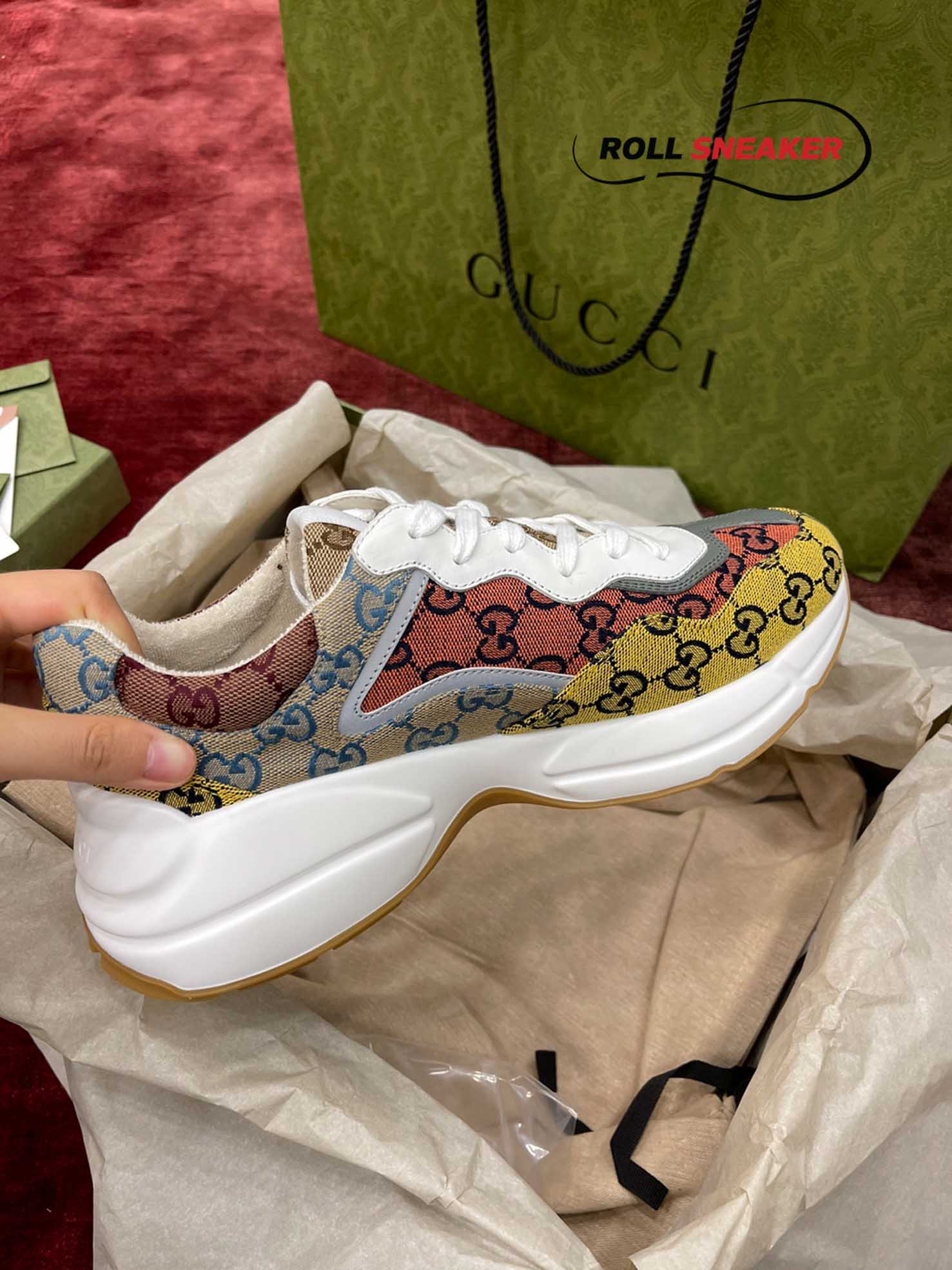 Gucci Rhyton Multicolor GG Sneakers 