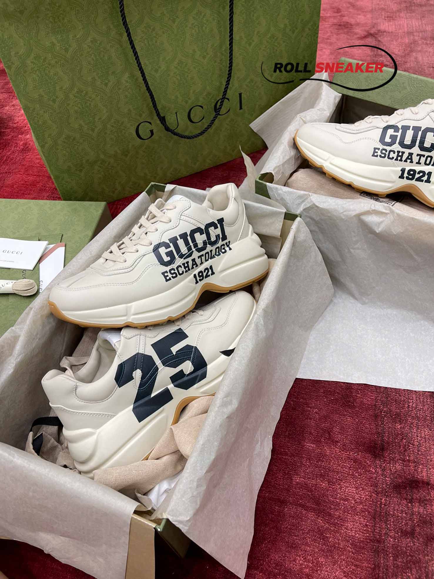 Gucci Rhyton Sneaker With 25
