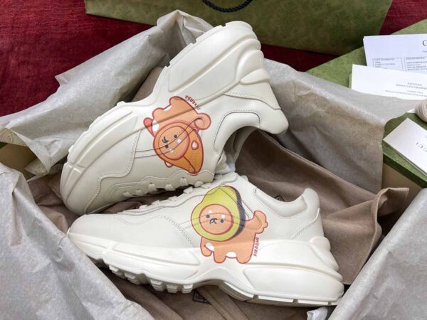 Gucci Rhyton Sneaker With Animal Print