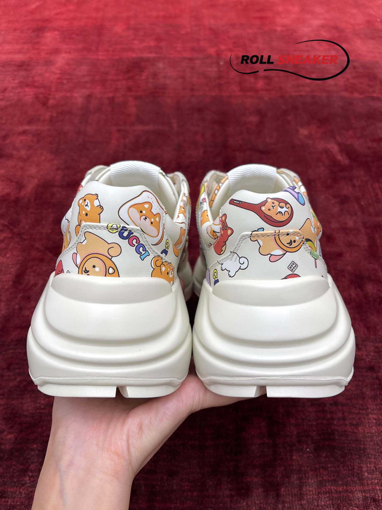 Gucci Rhyton Sneaker With Animal Print Pikarar
