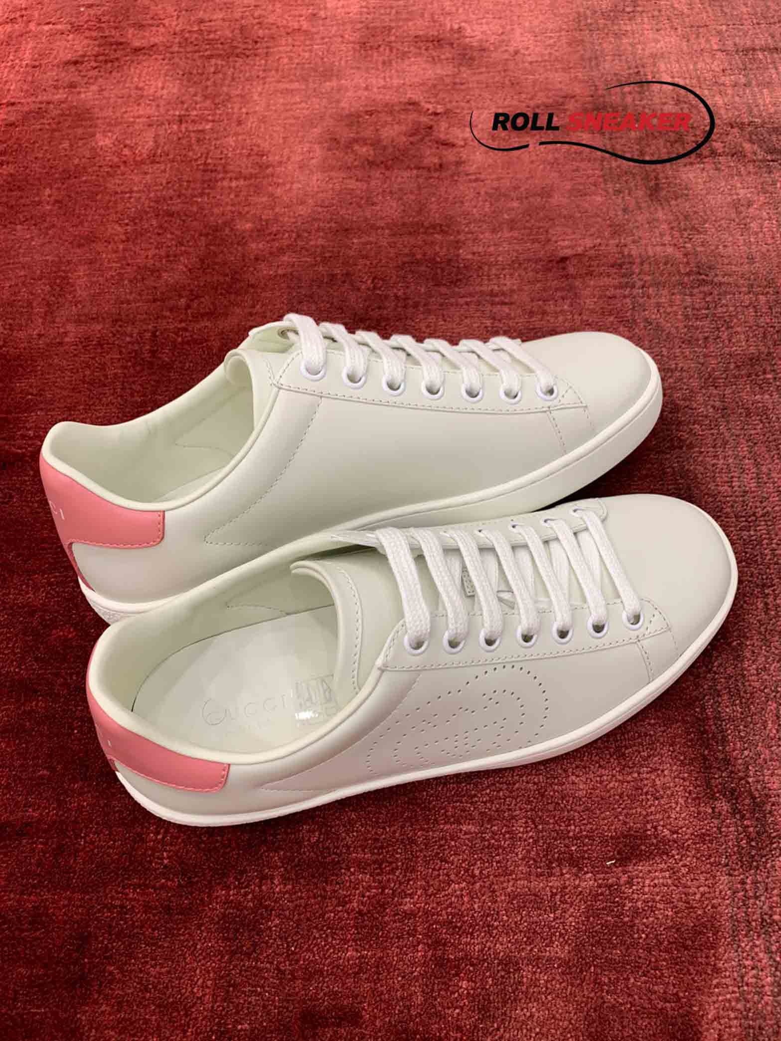 Gucci Wmns Ace ‘Interlocking G White Pink’
