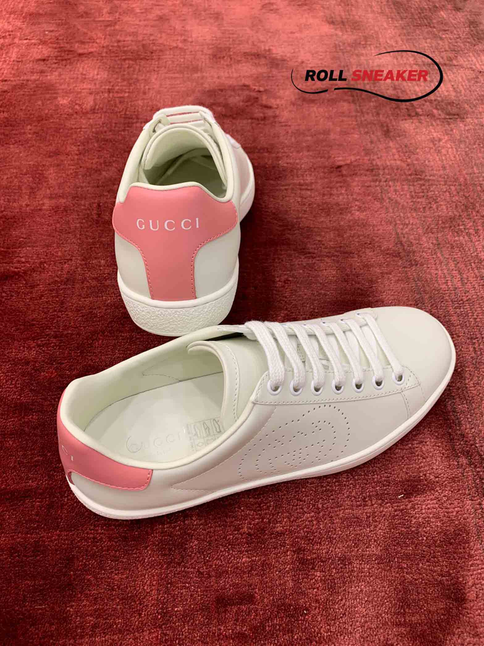 Gucci Wmns Ace ‘Interlocking G White Pink’
