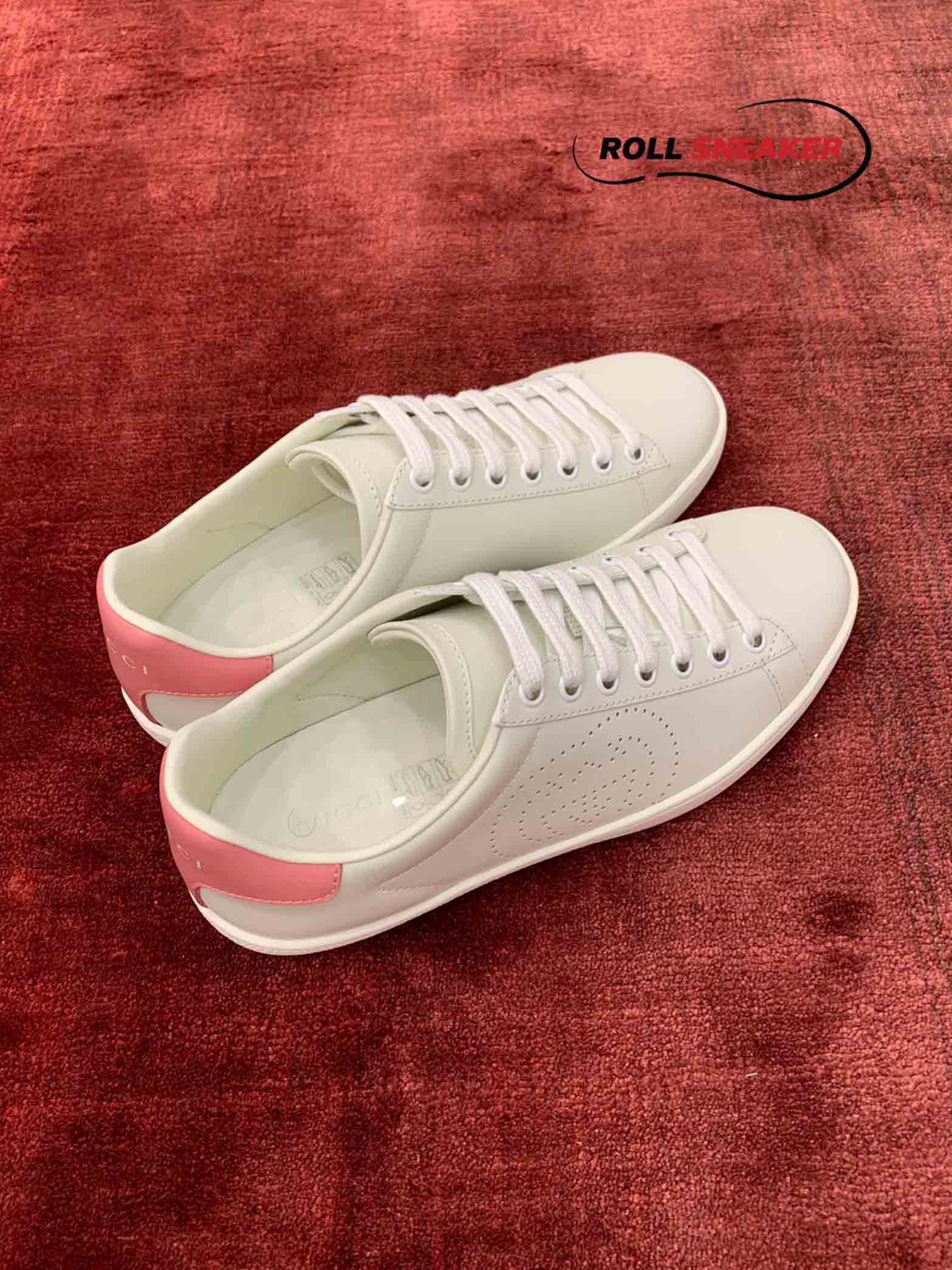 Gucci Wmns Ace ‘Interlocking G White Pink’
