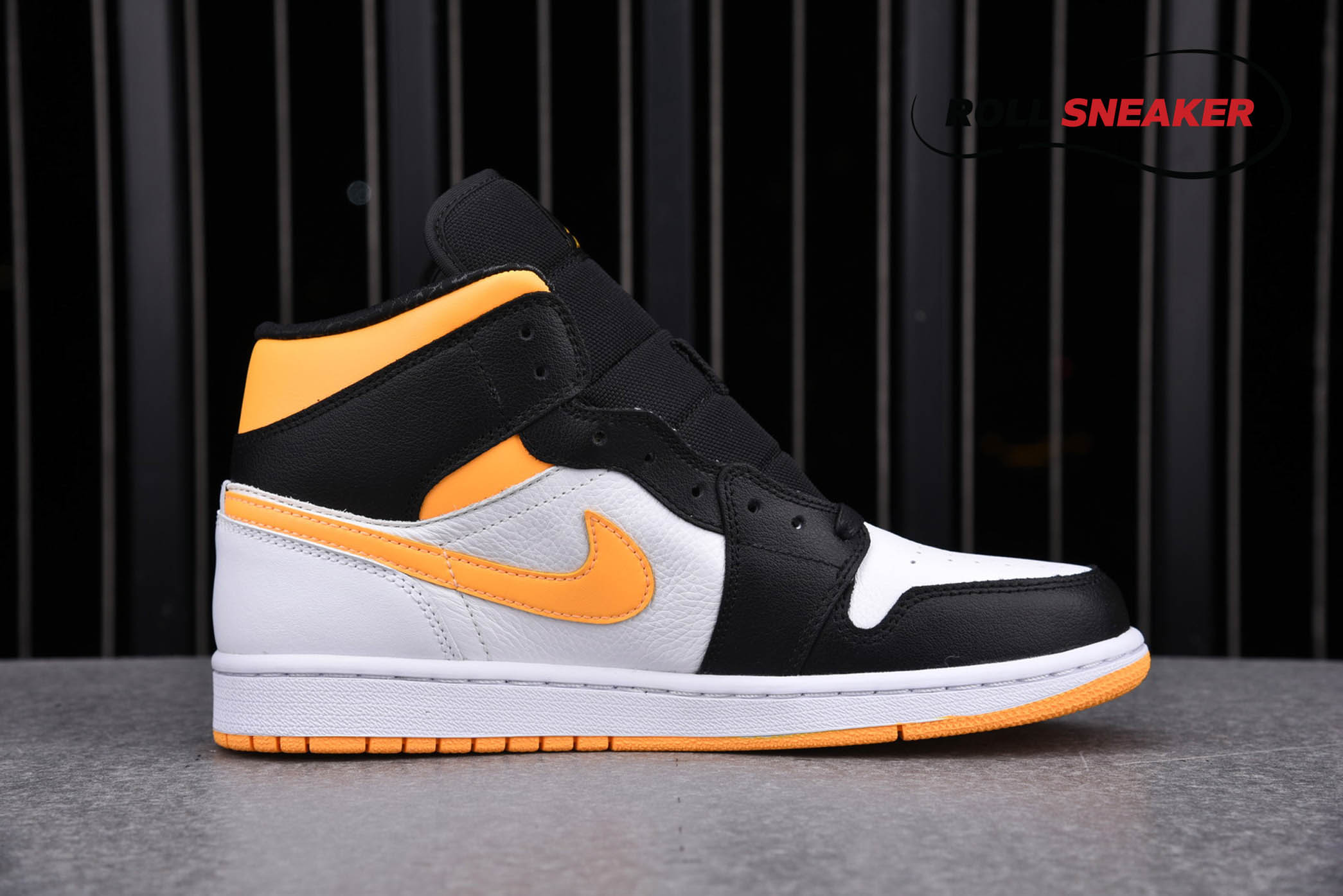 ike Air Jordan 1 Mid GS 'Black University Gold'