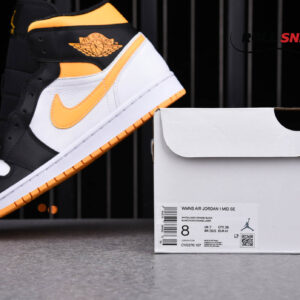 ike Air Jordan 1 Mid GS 'Black University Gold'