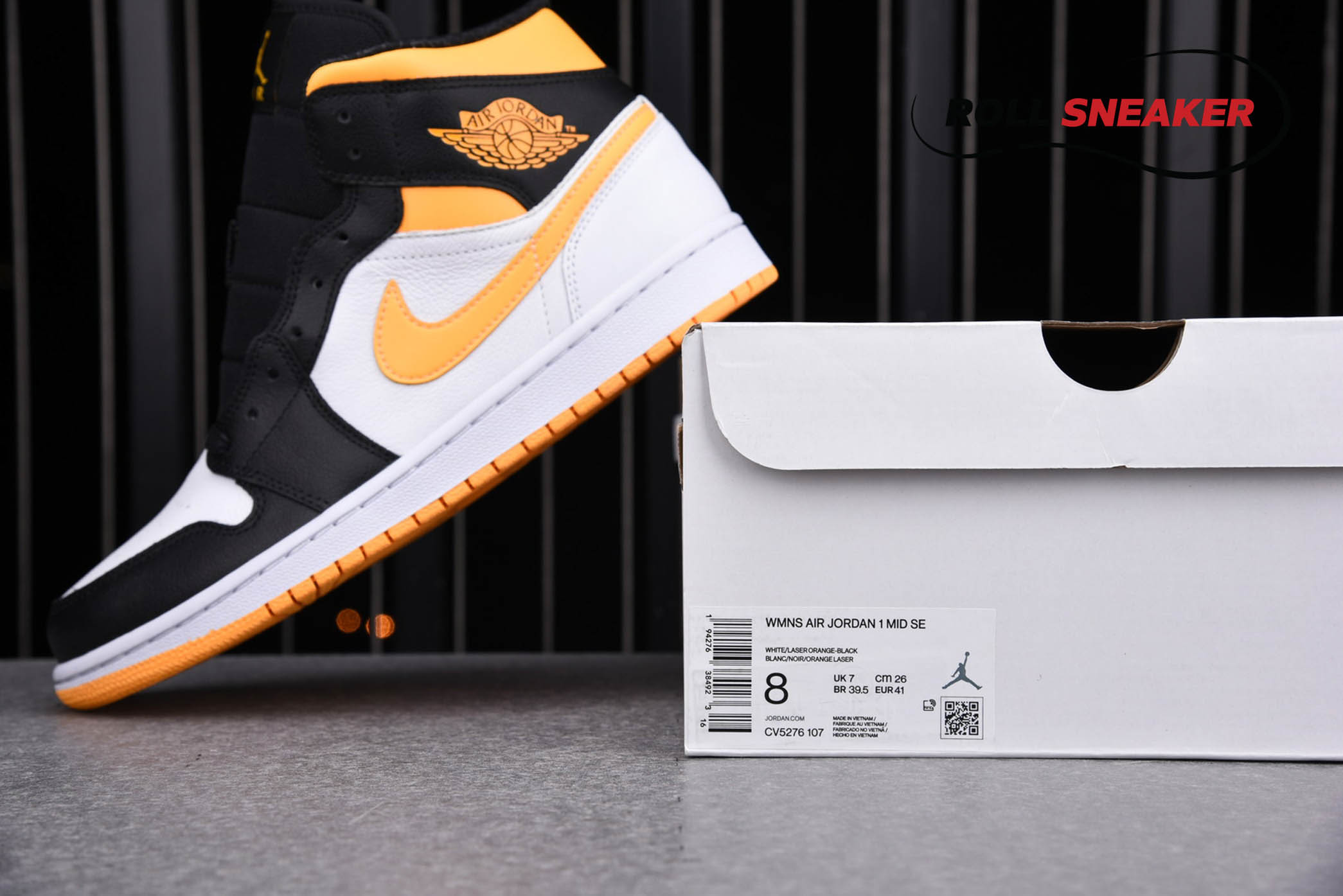 ike Air Jordan 1 Mid GS 'Black University Gold'