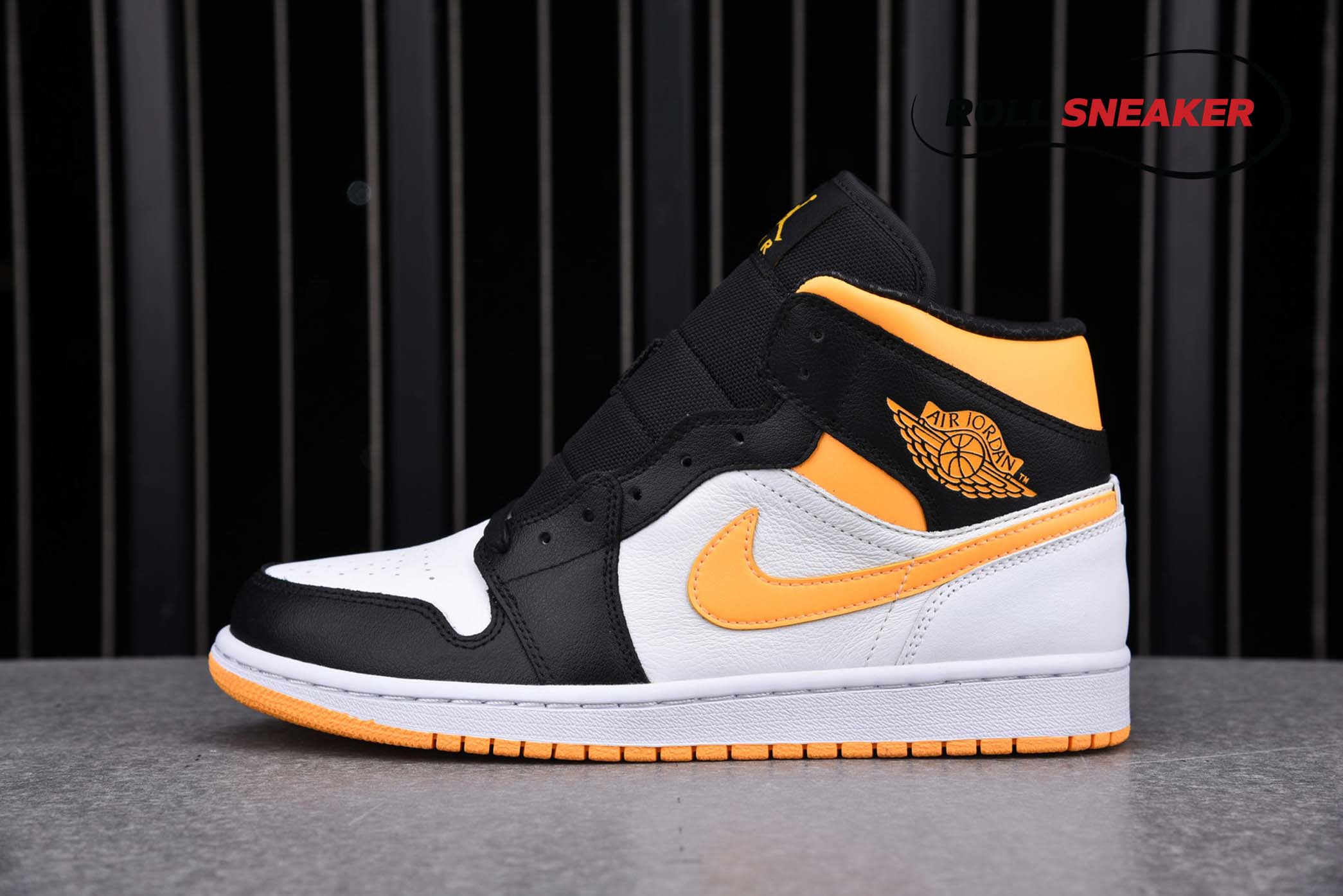 ike Air Jordan 1 Mid GS 'Black University Gold'