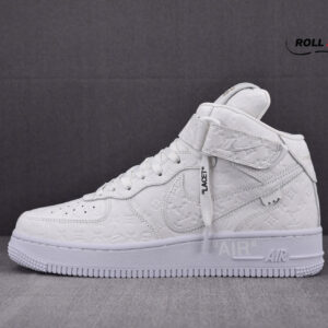 Louis Vuitton And Nike “Air Force 1” Mid By Virgil Abloh Mid ‘White’